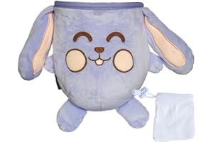 Rockbuddy Chalk Bag for Rock Climbing - Bouldering Chalk Bucket with Quick-Clip Belt, Zipper Pocket and Brush Holder (Rabbit)