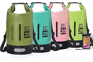 Blackace arteesol Bolsa Estanca, Dry Bag - 5L 10L 20L 30L Bolso Seco Impermeable/Seca Bolsa para Kayak Paseo en Barco Canoa Pesca Rafting Camping Playa Natación Snowboard