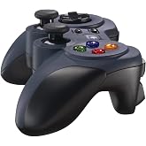 logitech F310 Wired Gamepad, Custom 4 Button Precision D-pad, 1.8 M Cable Length, Navy Blue