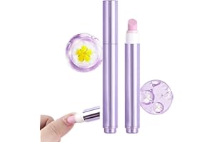 GÉNÉRIQUE SASSYTIP 2-en-1 Cuticle Oil Pen Cuticle Pusher Nail Oil Pen with Ceramic Tip, Cuticle Treatment for Hangnails,Huile Cuticules Ongles Stylo, Stylos à Huile pour Cuticules,Dry & Damaged Nails