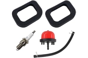 MCHNIC Air Filter Plug & Primer Bulb Service Kit for Mountfield RS100 SP414 HP414 HP45 HP164 HP42R RV100 M411PD HP42R HP180R SP180R S421PD RV150 V35 Lawn Mower Engine 118550704/0