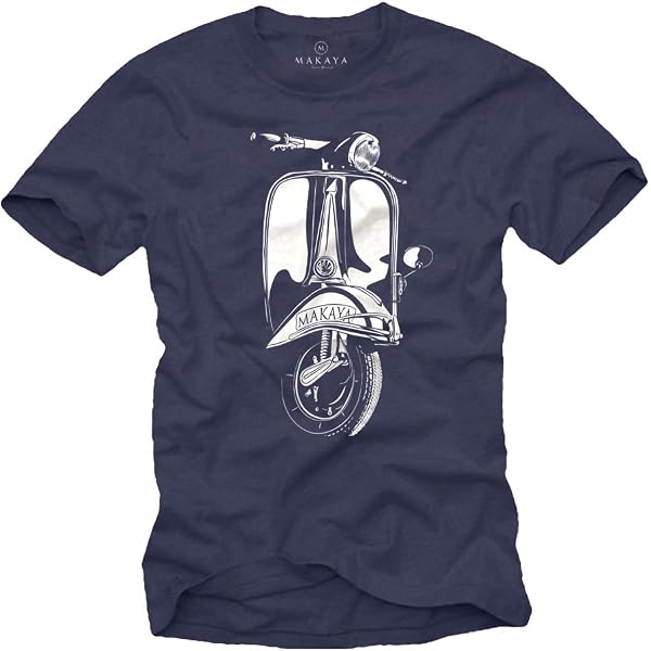 GASOLINE BANDIT Maglietta Biker Originale - Scooter Pride - Tessuto Pesante 185g/m² - 4