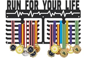 SUPERDANT Colgador de Medallas Deportivas Medallas Correr Organizador de Metal Montaje en Pared Regalos para Atletas