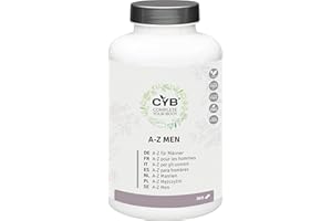 ‎CYB COMPLETE YOUR BODY A-Z Men’s Premium Multivitamin –1-Jahres-Vorrat (365 Tabletten)– Komplette tägliche Unterstützung mit D3, B12, C, Magnesium, Eisen, Selen und Zink–Unterstützung für Energie, Immunsystem und Muskeln