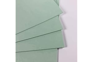 BCREATIVETOLEARN 50 hojas de papel de color verde claro, tamaño A4, 160 g/m², para impresora, fotocopiadora, hojas de tarjetas de colores