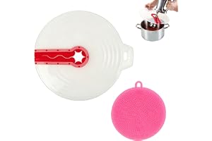 Vastsea bakning stänkskydd, stänkskydd blandningsskål, mixer silikon stänkskydd skål, silikon diskmaskinborste, slå ägg och v