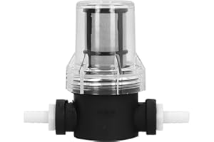 Lwuey Filtro de Cerveza en Línea, Agua Lengüeta Colador Elaboración Casera reutilizable 150 Micras 80 Malla 2 Boquillas Manguera Profesional T Bomba Kitchen Lotes Grandes Lúpulo Seco Secas Pantalla