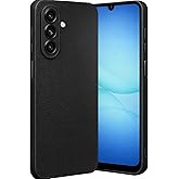Coverzone Samsung Galaxy A17 5G ile uyumlu Kılıf Deri G&ouml;r&uuml;n&uuml;ml&uuml; Thermax Silikon kılıf Kamera Korumalı Kompakt Tasarım Galaxy 
