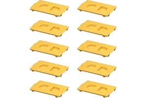 ELECTRON 10 Coperchi Paramalta per 10 Scatole/cassetta 503, Protezione da Incasso per Intonaco, Accessorio per Impianto Elettrico da Muro