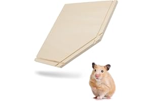 PETGARD Étage en bois ECKI 25 - Étage d'angle pour cage d'animaux de compagnie - Extension cage en bois - Accessoires cage - Étage en bois pour cage de souris 25 x 25 x 1 cm