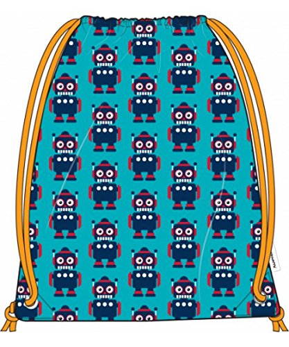 Preisvergleich Produktbild Maxomorra Kinder Turnbeutel Organic Cotton Roboter