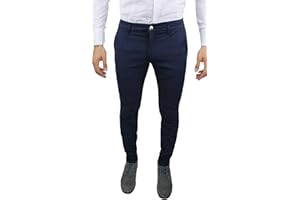 Cristiano Battistini Pantaloni Uomo sartoriali Slim Fit Casual Eleganti Invernali