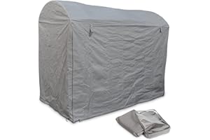 ‎ACAMP Acamp Hollywoodschaukel Abdeckung 100% wasserdicht | Reißfeste Abdeckung Gartenmöbel mit UV-Ausbleich-Schutz | Schutzhülle Gartenmöbel winterfest | Schutzhülle Hollywoodschaukel in Anthrazit