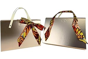 VISONDECO Large Gift Box - 2 Pack 11x7.6x3.5 Inches Rose Gold Gift Box with Lids, Gift Bxes forPresents, Women, Bridesmaid Proposal, Mother's Day, Wedding