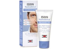 ISDIN Nutradeica Gel-crème pour le visage (50ml) | indiqué pour la gestion de l'excès de sébum cutané séborrhéique du visage, desquamation, démangeaisons et érythème