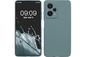 kwmobile Carcasa Compatible con Xiaomi Redmi Note 12 Pro 5G Funda - con Bordes elevados - Apto Carga inalámbrica - Noche ártica Mate