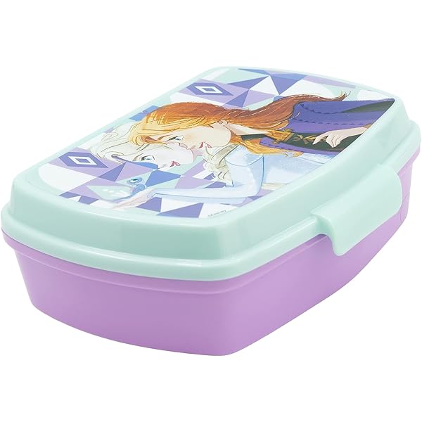 Porta Colazione Termico Safta Frozen - Viola/Celeste, 21.5x6.5x12 Cm, 1.7L - Foto 8