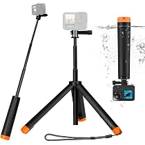 Maniglia Galleggiante Treppiede Per GoPro 13 - Asta Selfie 4in1 Impermeabile