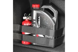 Cinturino Regolabile per Bagagliaio con Nastro Magico a Velcro, Multi-Lunghezza 40/50/60/70/80 cm per Fissare Bottiglie, Utensili e Spesa, 60 CM