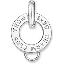 Thomas Sabo Halsketting voor dames, koordketting, 925 sterling zilver, KE1349-001-12, 80,00 cm, Geen edelsteen