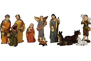 ZICOM Krippenfigurenset Hebron barock ca. 9cm 12-TLG. Polyresin handbemalt