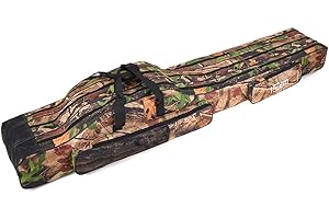 ‎LIXADA Lixada 3-lagige Angeltasche, tragbar, zusammenklappbar, Angelrutenrolle, Angelgerät, Tragetasche, Reise-Aufbewahrungstasche,120/150CM(optional)