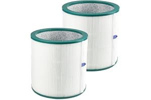 elfofle TP03 / TP02 / TP01 / BP01 / AM11 zamiennik filtra do wentylatora oczyszczacza powietrza Dyson Pure Cool Link, część # 968126-03, 2-pak