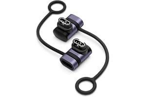 Seminer Adaptery do ładowarki do zegarków (opakowanie 2), złącze ładowania typu C żeńskie na męskie kompatybilne z Garmin-Fenix 7/7S/7X/6/6X/6S i więcej - fioletowe