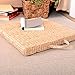 Produktbild DwJ Sitzauflagen Japanische Handgestrickte Tatami Kissen, Strohgeflecht Kissen, Pfirsichbaum Kissen, Zen, Yoga-Praxis, Meditation, Etc. (größe : 40 * 40 * 6)