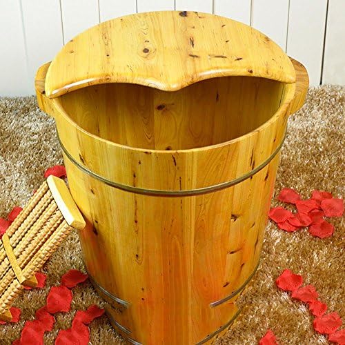 40cm High Handmade Kashiwagi Foot Bath Barrel With Unilateral Cover