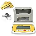 Gold Purity Tester, 300g Gold K Value Tester With Lcd Display, 9-24K Precious Metal Platinum Density Meter, 0.001g/cm3 Jewelry Purity Tester for Laboratory, Jewelry Store, Bank