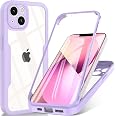 JETech 5 in 1 Cover per iPhone 13 6,1 Pollici, con 2 Pellicola Protettiva e 2 Protezione Fotocamera, Vetro Temperato Film a Copertura Totale, Custodia Antiurto (Oro Rosa