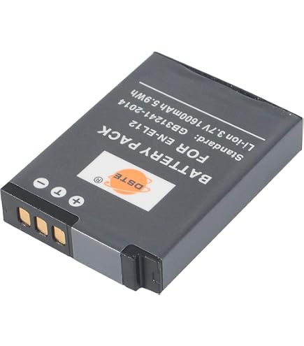 AccuCell Caricabatterie adatto per Nikon EN-EL10, S200, S500