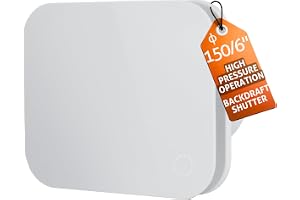 Badrumsfläkt Turbionaire TREND 150 SWM, Backspjäll, Ø150mm, Tyst, IPX4, Minimalistisk design, Vit matt