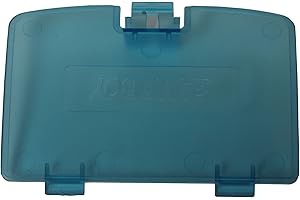 Timorn Ersatz Batteriedeckel Batterie Deckel für Gameboy Color GBC Konsole (Transparent Blau)