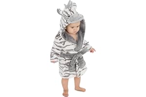 undercover lingerie Babys/Toddlers Infant Kid Soft Fleece Hooded Dressing Gown Bath Robe