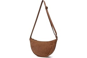 DWDC Borsa a Tracolla,Borsa a Tracolla per Donna Borsa a Tracolla Piccola in Nylon a Mezzaluna Morbida Borsa a Tracolla Casual Borsa a Tracolla Zaino a Tracolla