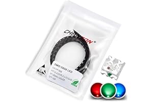 Chanzon 100 Stk. SMD 0603 (1,6 mm x 1,6 mm) RGB Multicolor LED Diode Lights 20mA Glühbirne Lampen Elektronische Komponenten Anzeige Leuchtdioden