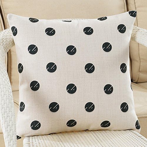 Simple geometric cotton pillow Living room sofa cushions car backrest pillow office back cushion-E 55x55cm(22x22inch)VersionB