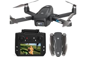 Tolatoyus TL16LCD FPV Drohne Bürstenloser Motor 4K Kamera GPS Automatische Rückkehr 5G Mini RC Quadrocopter für Anfänger Ein-Knopf Start/Landung 3D Flip Faltbares Design