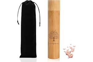 GEMMAHW Pet Cremation Urn, Bamboo Urn, Personalized Cat Urn for Human Ashes, Dog Urn Diffusion Urn Tubes (Tree of Life, 1 Pieces)
