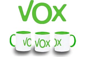 MERCHANDMANIA TAZA VERDE LOGO PARTIDO VOX color mug
