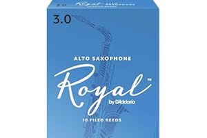Anches de saxophone alto D'Addario Royal, force 4, paquet de 10