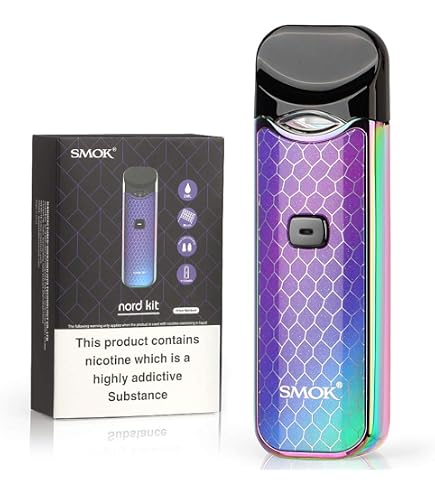 Official SMOK Nord 1100mAh 2ml E Cigarettes Vape Starter Kit, with  Refillable Pod, 2X Replaceable Coils 0.6 ohm Mesh Huge Vapor, 1.4 MTL Vaping,  Ecigarette, Ecig No Nicotine - AMZ Full Black :