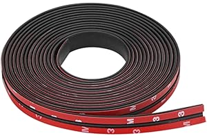 HUDHOWKS Universal Auto T-förmiger Dichtungsstreifen Schallschutzstreifen Schiebedach Frontscheibe Fenster Heckklappe Dach wasserdicht und staubdicht Wetterzugdichtstreifen