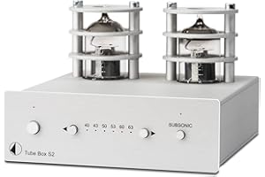 PRO-JECT AUDIO SYSTEMS Pro-Ject Tube Box S2, High End Valve Phono Preamplifier (Silver)