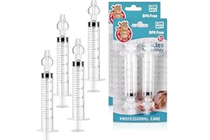 PLABBDPL Siringhe Lavaggio Nasale Neonato 10 ml, Irrigatore Nasale,Oliva Nasale Bambini, Irrigazione Nasale Riutilizzabile Portatile Aspiratore Nasale 4 PCS