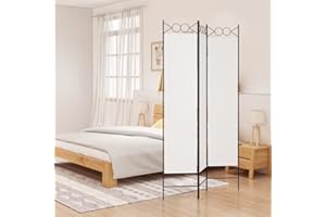 HOMIUSE 120x200 cm Raumteiler Paravent Trennwand Balkon Sichtschutz Paravent Raumteiler Innen Sichtschutz Garten Balkonschutz Seitenmarkise Ausziehbar Stellwand Weiß