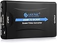 ESYNIC Adaptateur HDMI vers Péritel Convertisseur HDMI vers Péritel/Scart HD Audio Stéréo Adaptateur HDMI Composite Péritel CVBS Compatible avec NTSC PAL HDMI1.3pour SKY HD Blu Ray APPLE TV PS3 TV CR