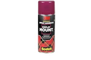 Scotch DisplayMount, Adhésif Aérosol, 400 ml, 1 Aérosol/Paquet - Adhésif Extrêmement Puissant Pour le Montage et le Collage Permanents